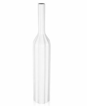 Minimalistyczny biały wazon 60,5 cm